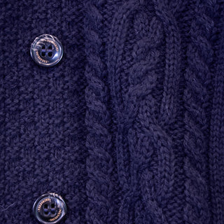 PEREGRINE ショールカラーケーブルカーディガン