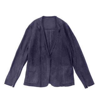 SALVATORE SANTORO Men's レザーオープンジャケット