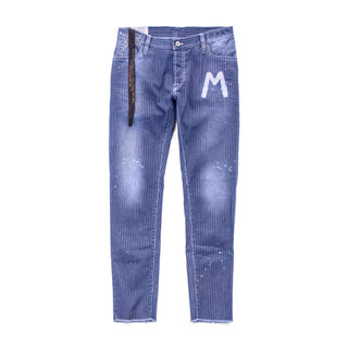 Maurizio Massimino Men's ヒッコリーデニム