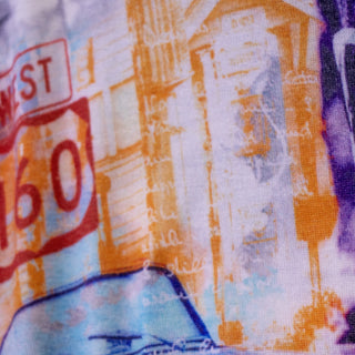 PRINTED ARTWORKS プリントVネックドルマンニット