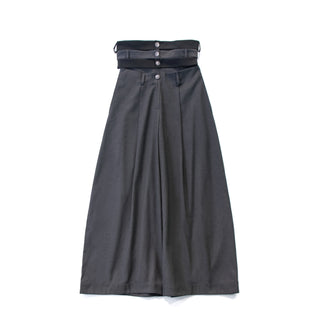 BALOSSA ハイウエストワイドパンツ