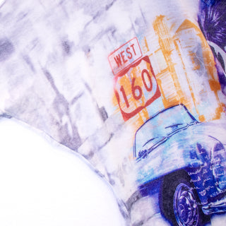 PRINTED ARTWORKS プリントVネックドルマンニット