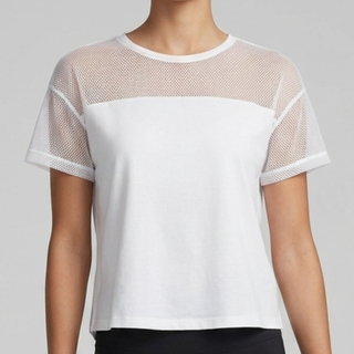 メッシュレイヤードTシャツ