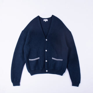 Second Layer Men's バックロゴカーディガン