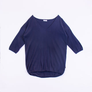 Yerse 7分Vネックセーター