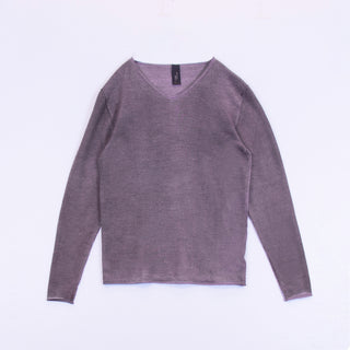 AMA PURE メリノウールVネックニット
