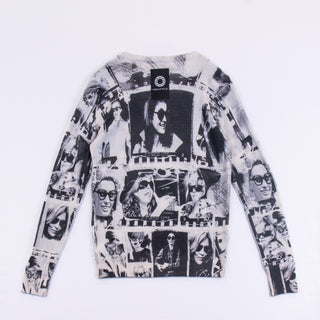 PRINTED ARTWORKS カシミヤチュニックセーター