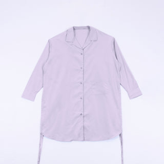 DIFFERENTLY サイドリボンシャツ