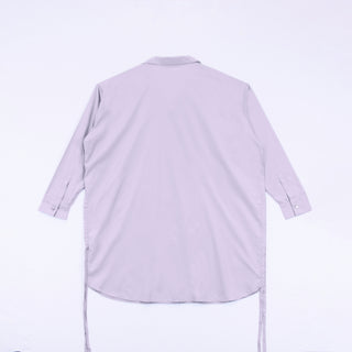 DIFFERENTLY サイドリボンシャツ