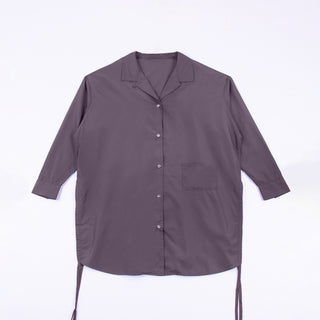 DIFFERENTLY サイドリボンシャツ