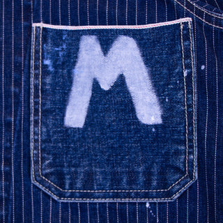 Maurizio Massimino Men's ヒッコリーデニムジャケット